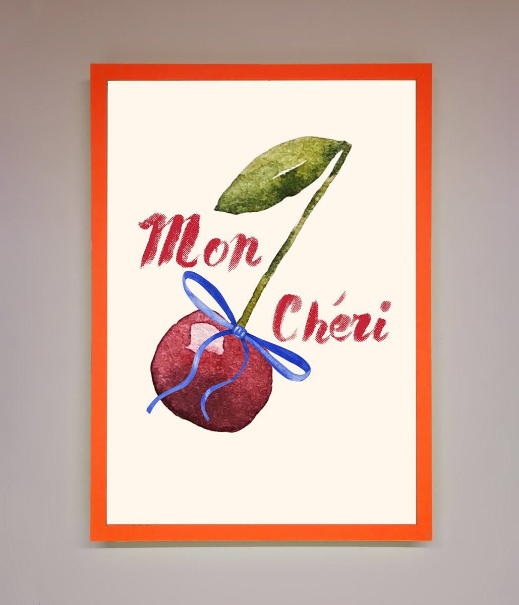 Mon Cheri Cherry Framed Wall Art-11