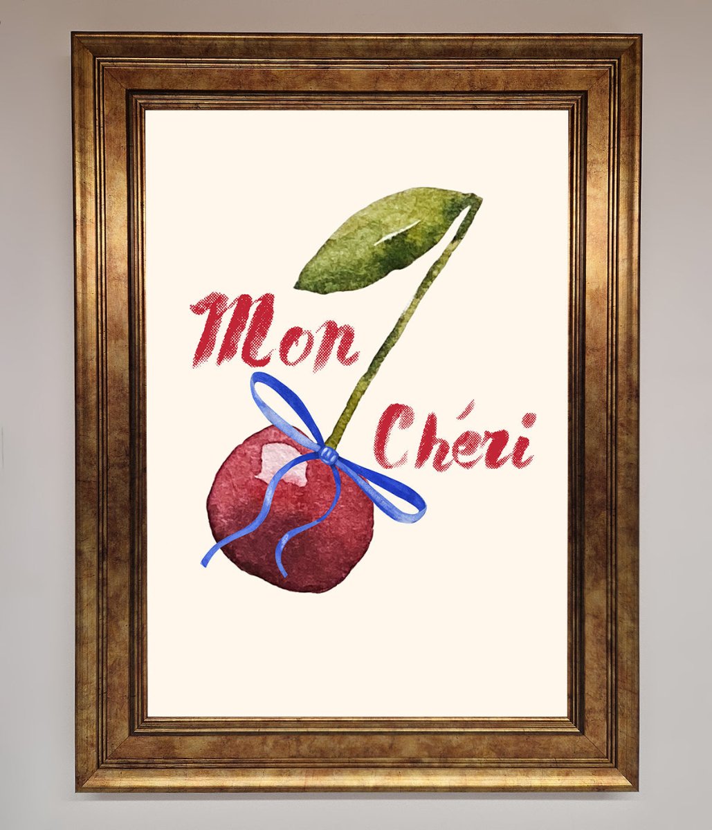 Mon Cheri Cherry Framed Wall Art-7