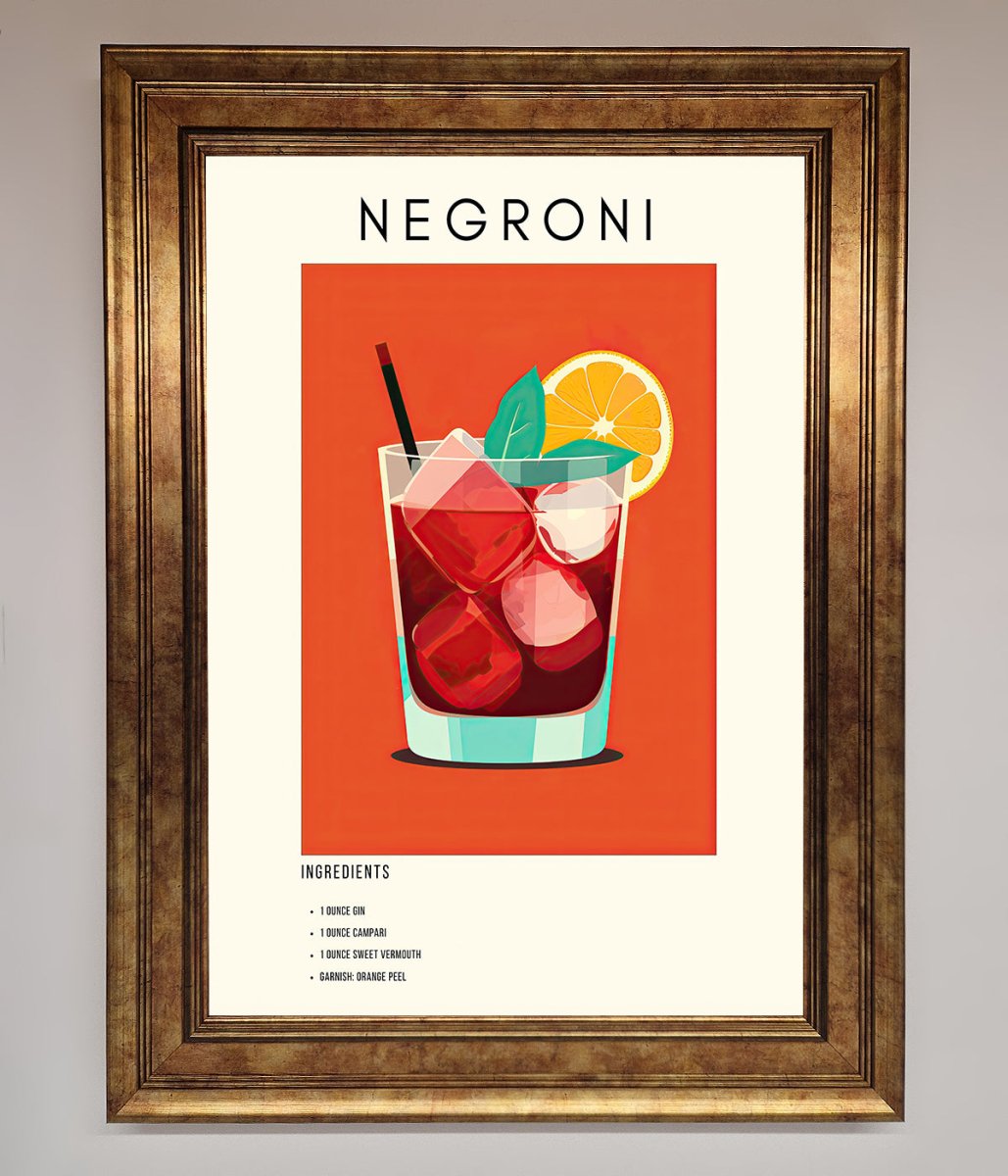 Negroni Framed Wall Art-7