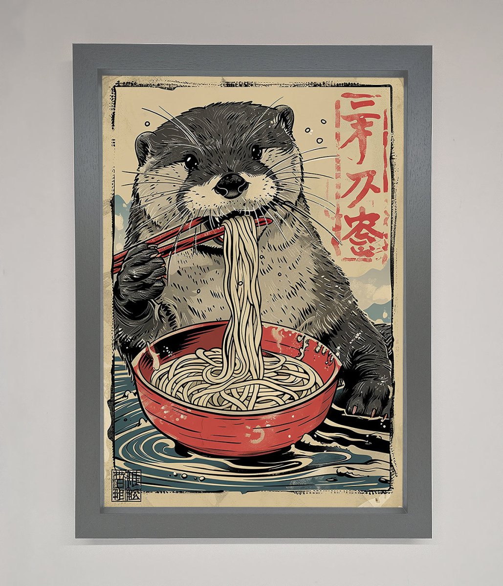 Noodles Otter Framed Wall Art-4