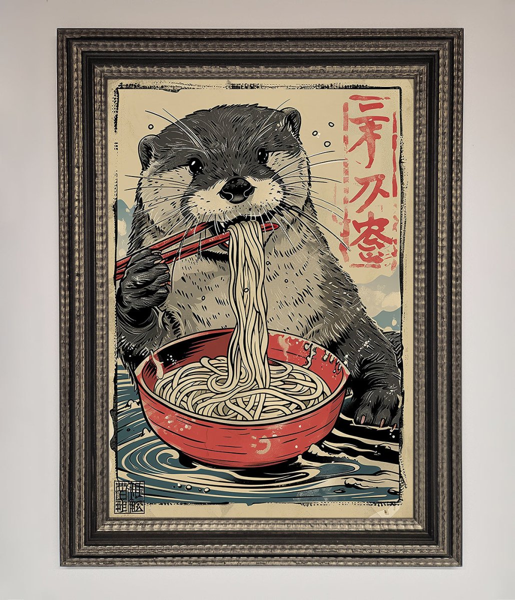 Noodles Otter Framed Wall Art-17