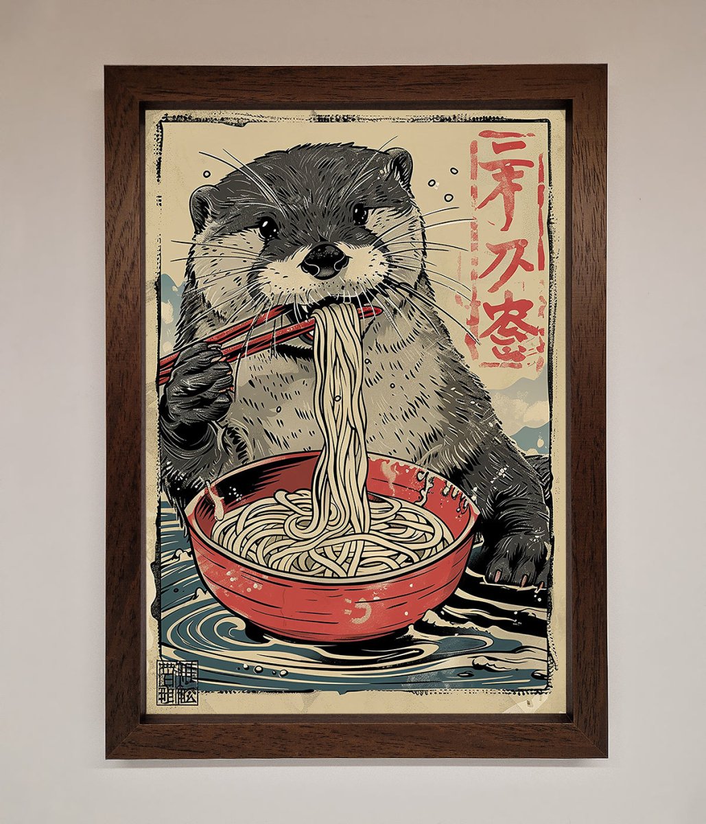 Noodles Otter Framed Wall Art-0