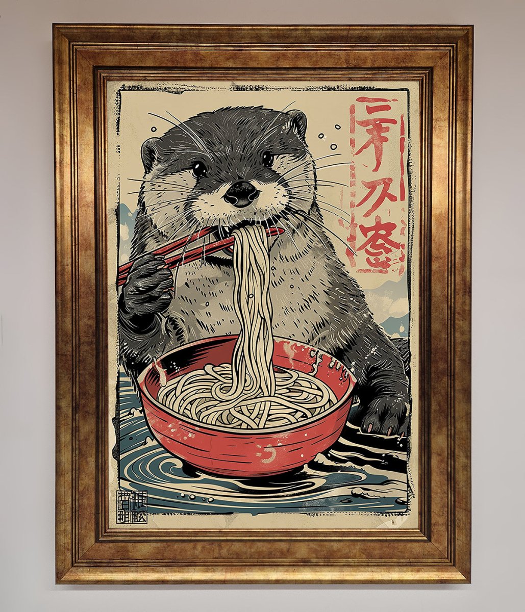 Noodles Otter Framed Wall Art-7