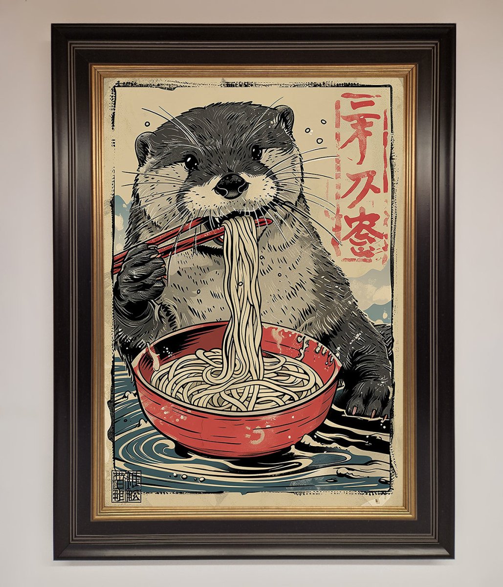 Noodles Otter Framed Wall Art-9