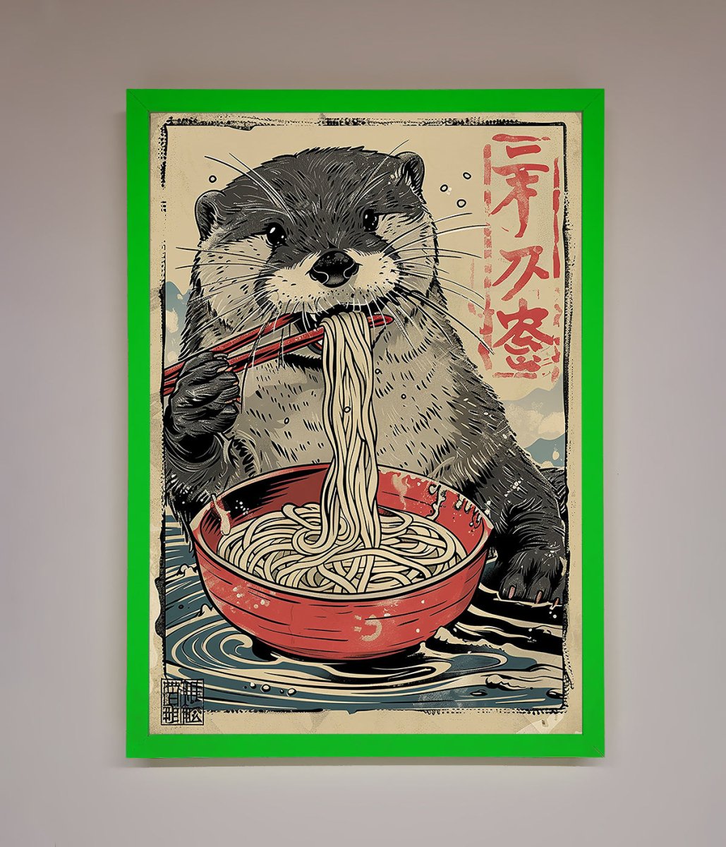 Noodles Otter Framed Wall Art-11