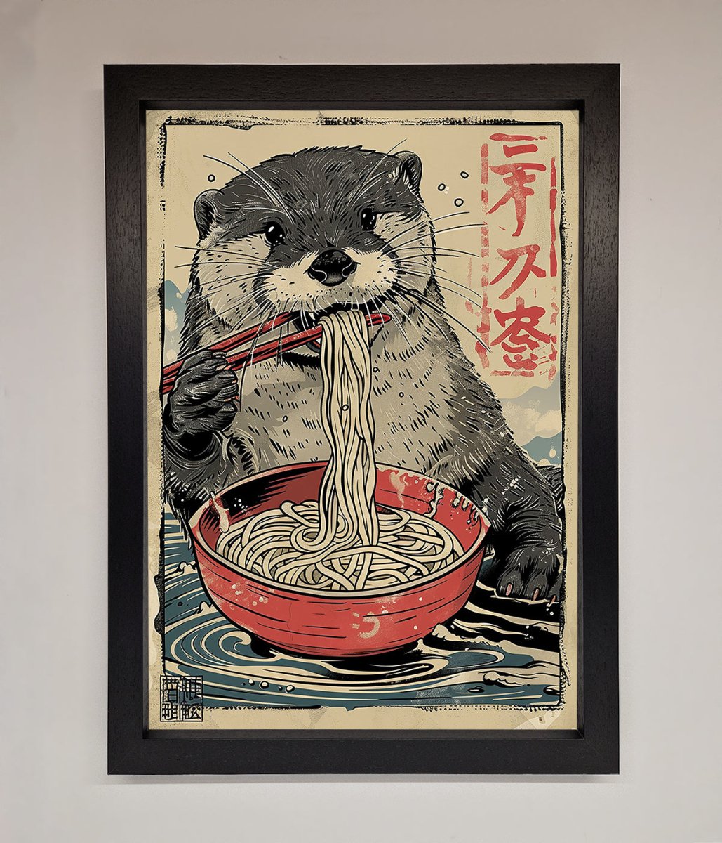 Noodles Otter Framed Wall Art-1