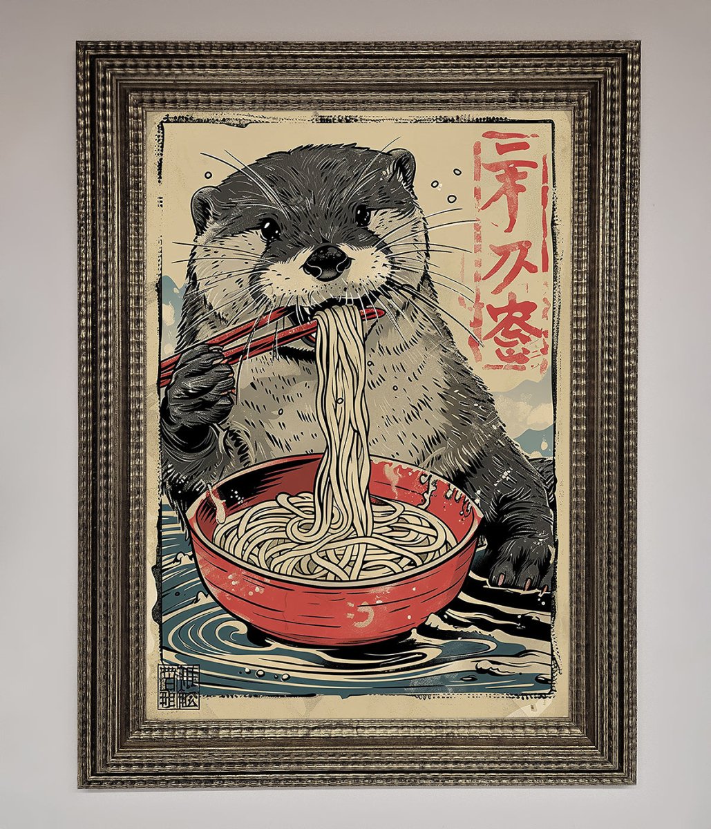 Noodles Otter Framed Wall Art-16