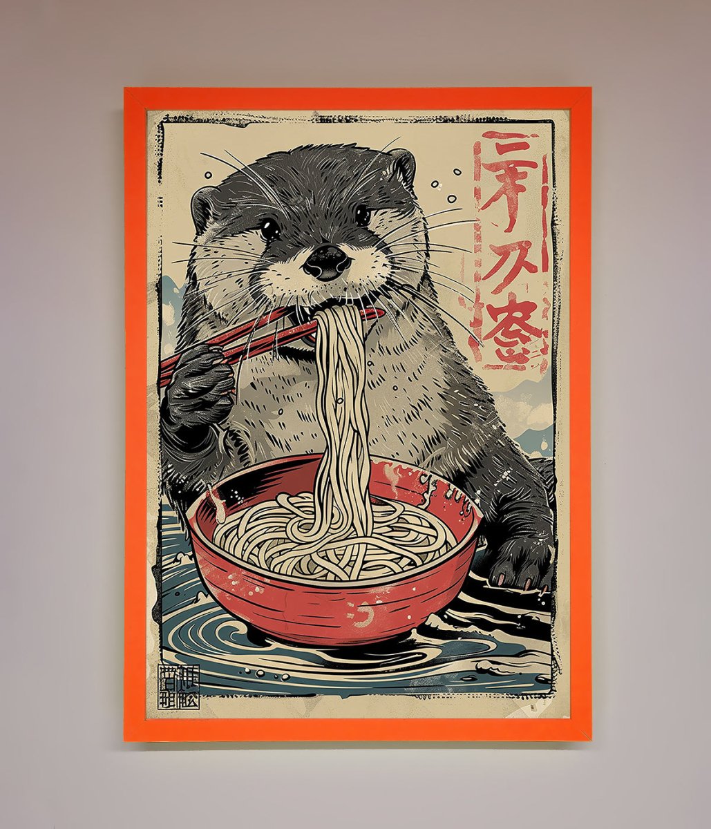 Noodles Otter Framed Wall Art-10