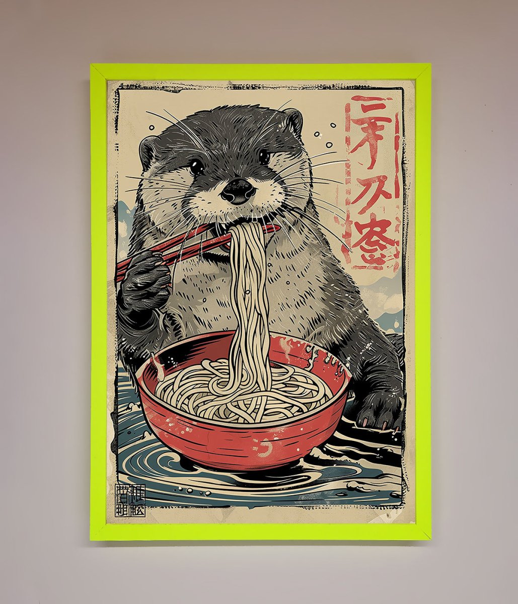 Noodles Otter Framed Wall Art-12