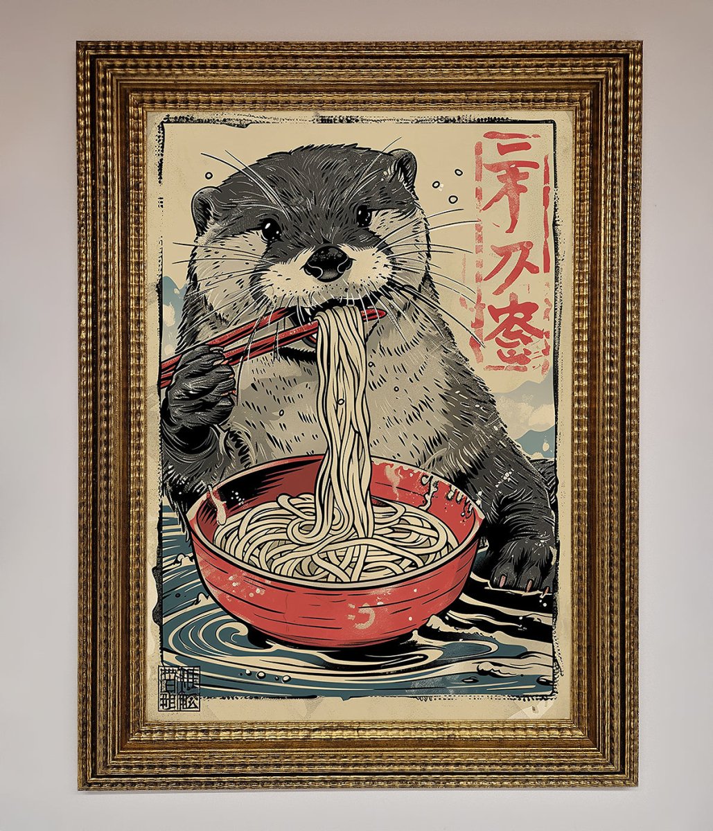 Noodles Otter Framed Wall Art-15