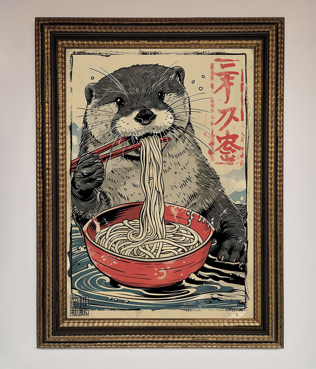 Noodles Otter Framed Wall Art-18