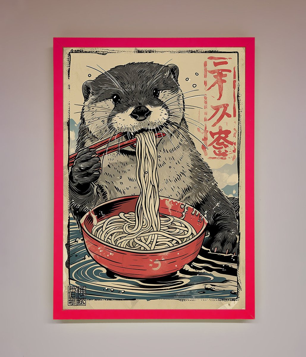 Noodles Otter Framed Wall Art-13