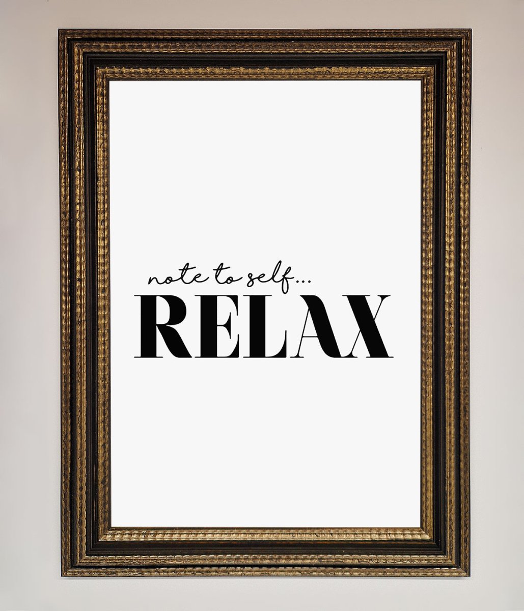 Not to Self Motivational quote Framed Wall Art-18