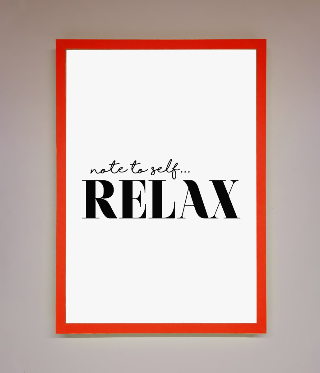 Not to Self Motivational quote Framed Wall Art-0