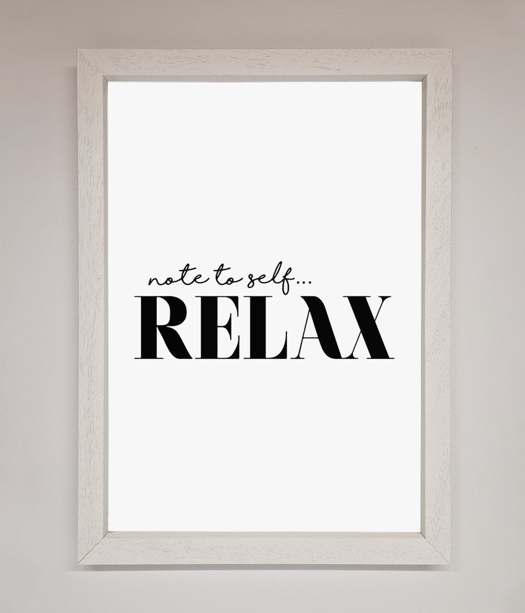 Not to Self Motivational quote Framed Wall Art-2