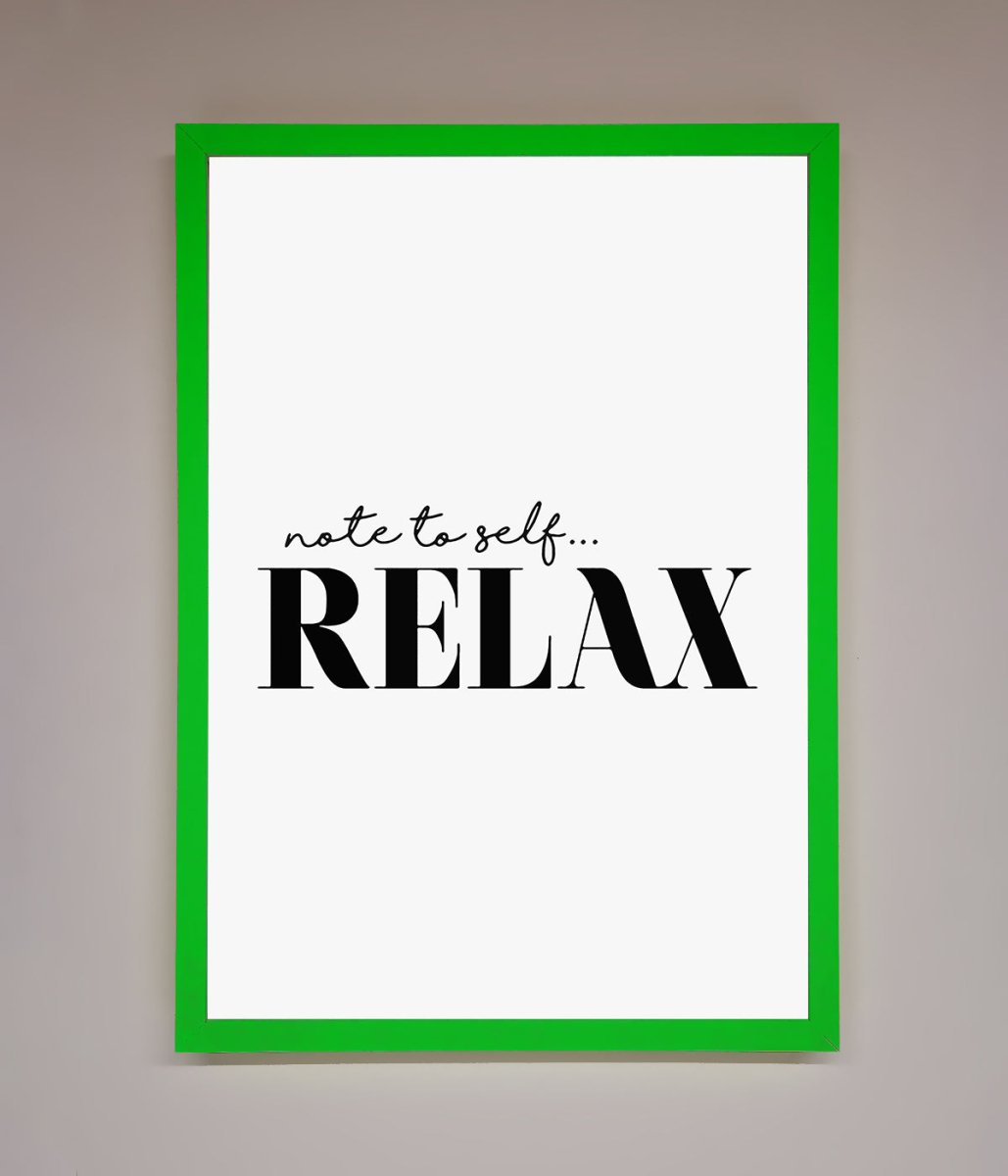 Not to Self Motivational quote Framed Wall Art-12