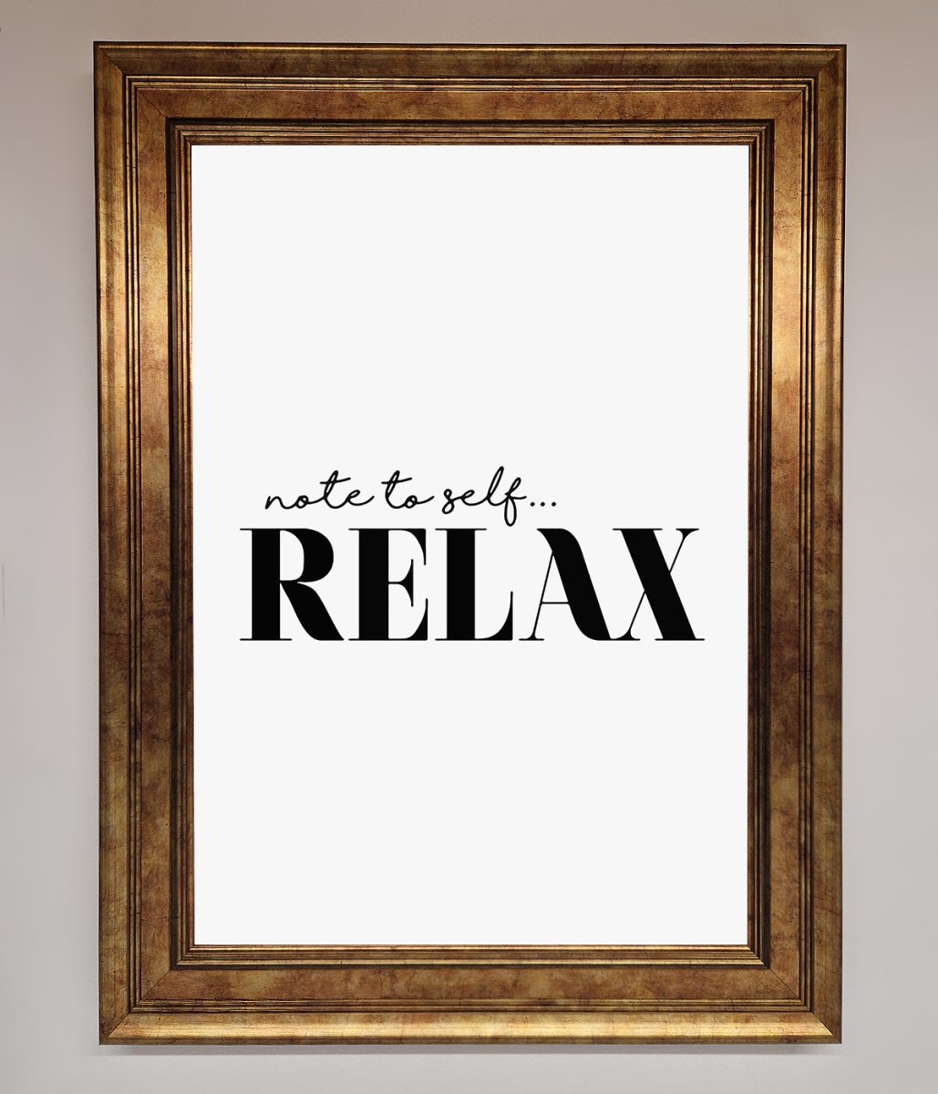 Not to Self Motivational quote Framed Wall Art-7