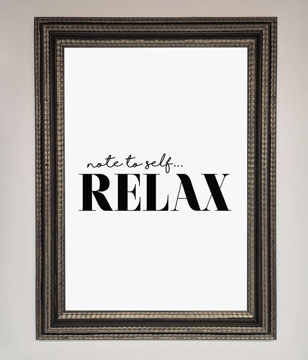 Not to Self Motivational quote Framed Wall Art-17