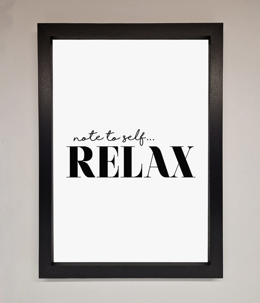 Not to Self Motivational quote Framed Wall Art-1