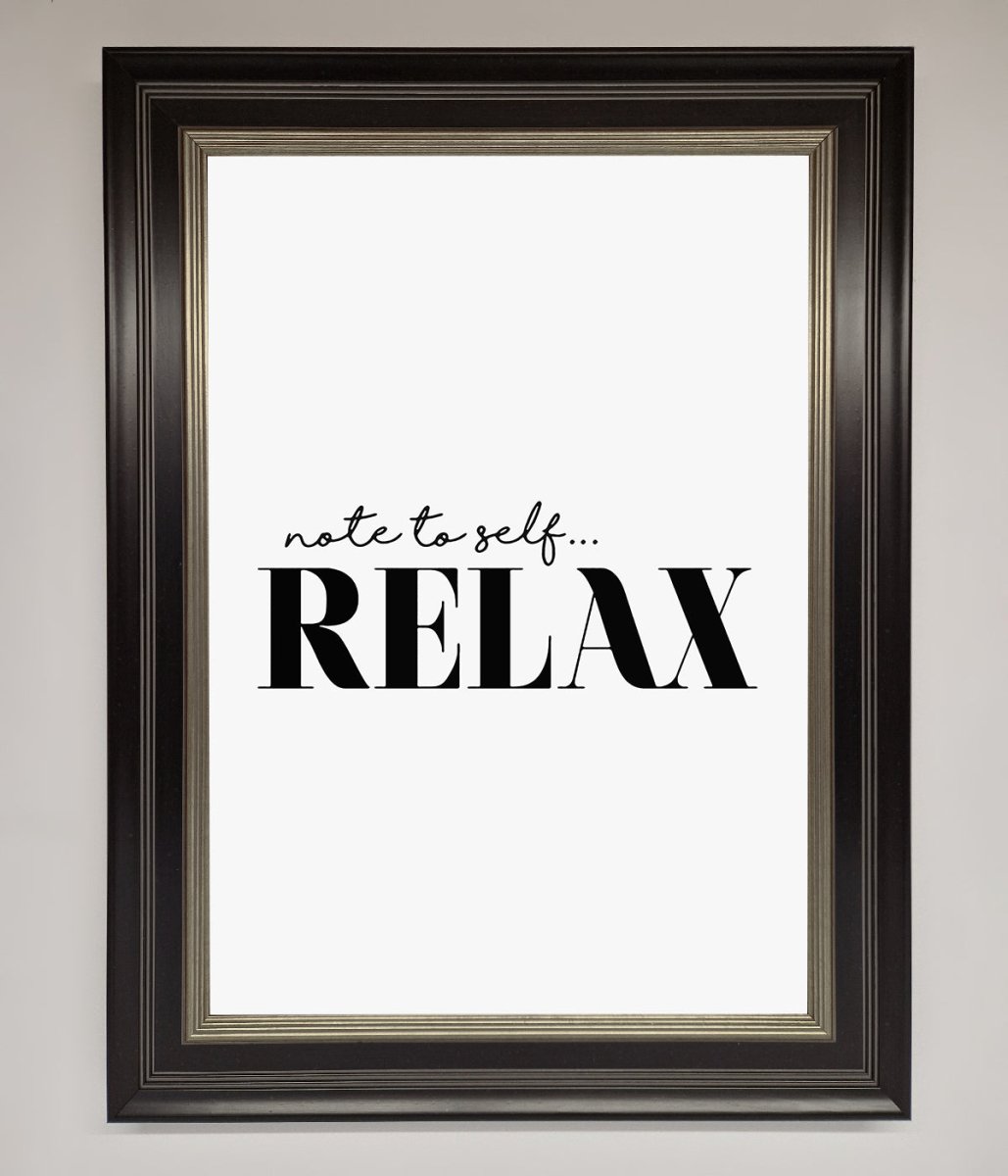 Not to Self Motivational quote Framed Wall Art-8