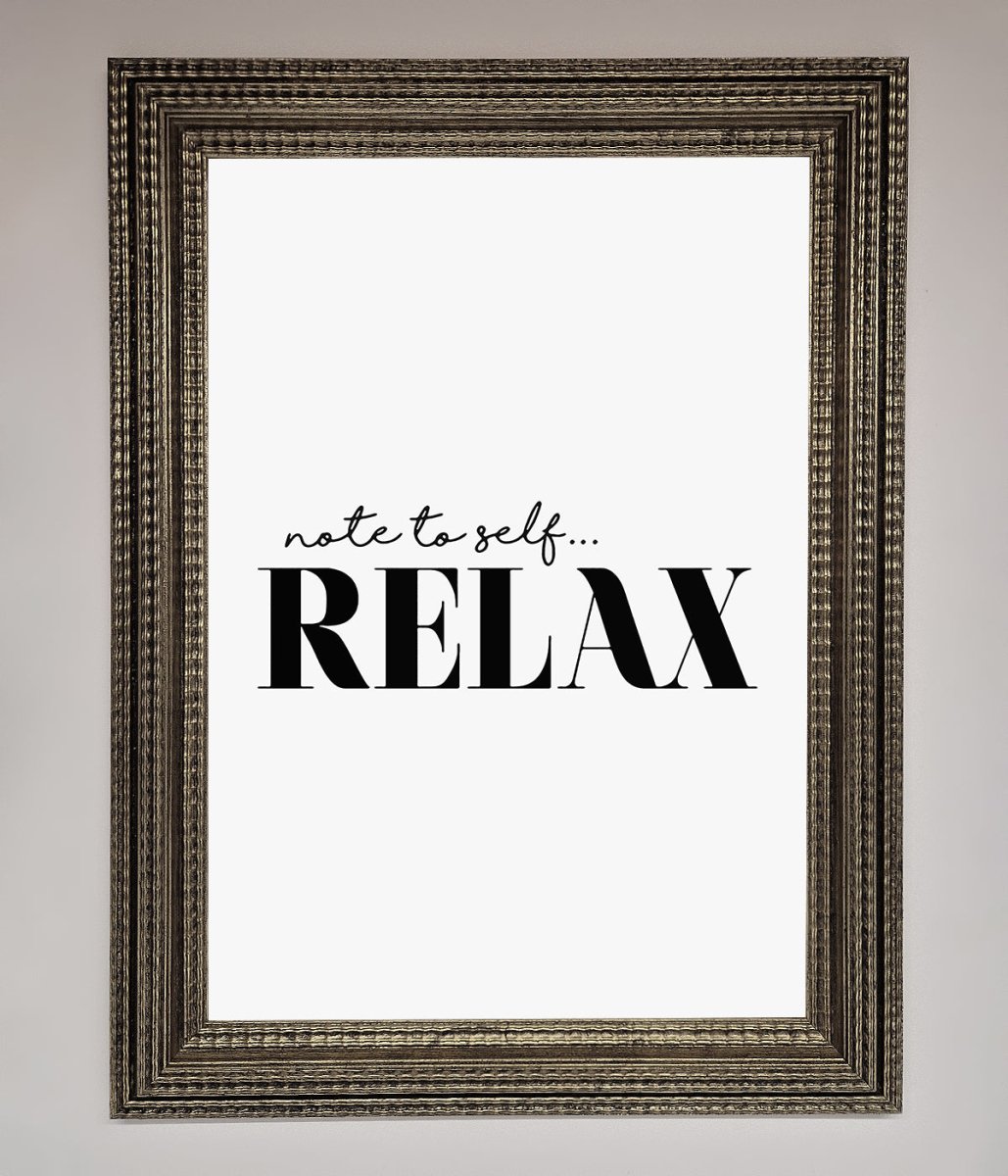 Not to Self Motivational quote Framed Wall Art-16