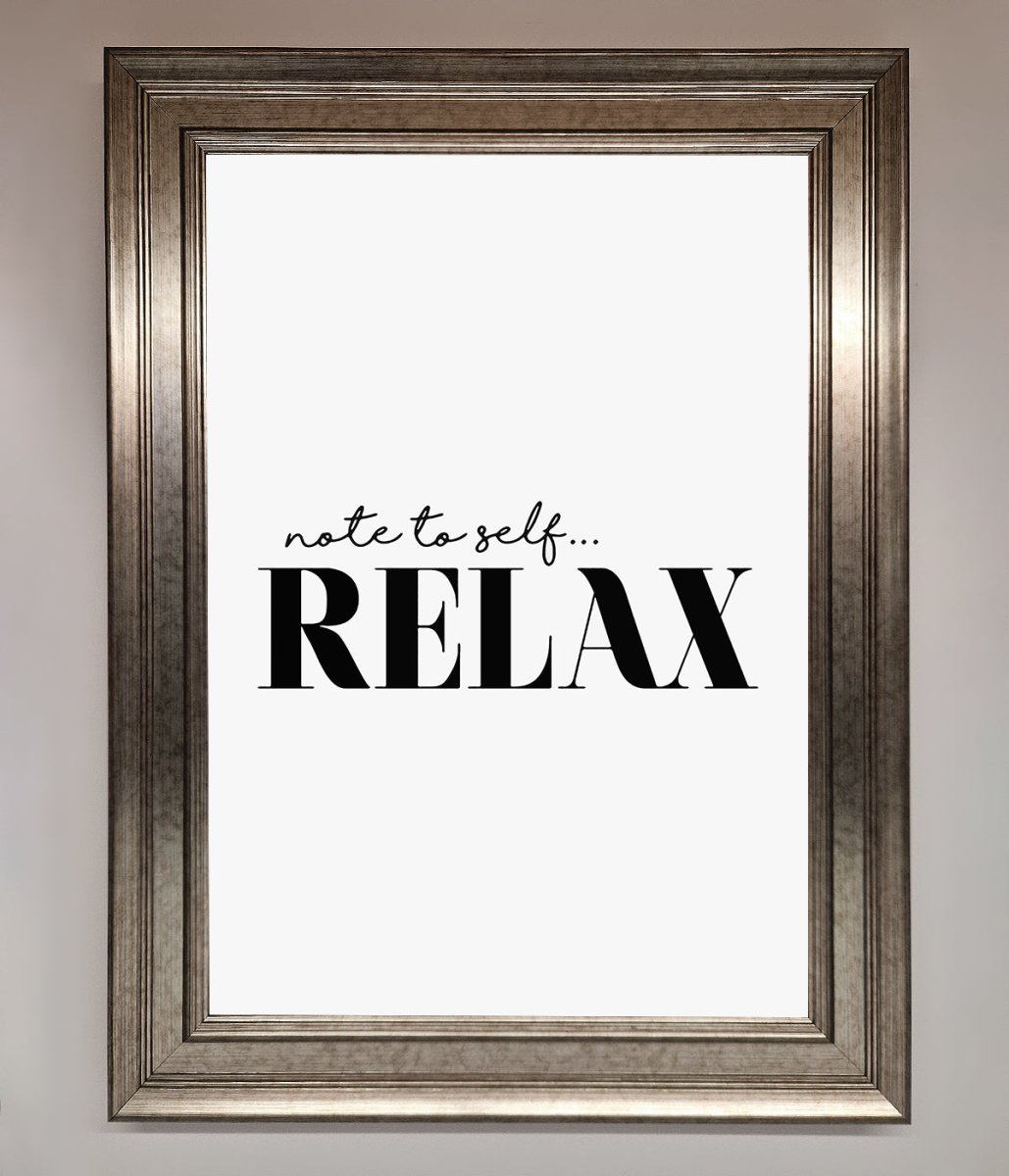Not to Self Motivational quote Framed Wall Art-5