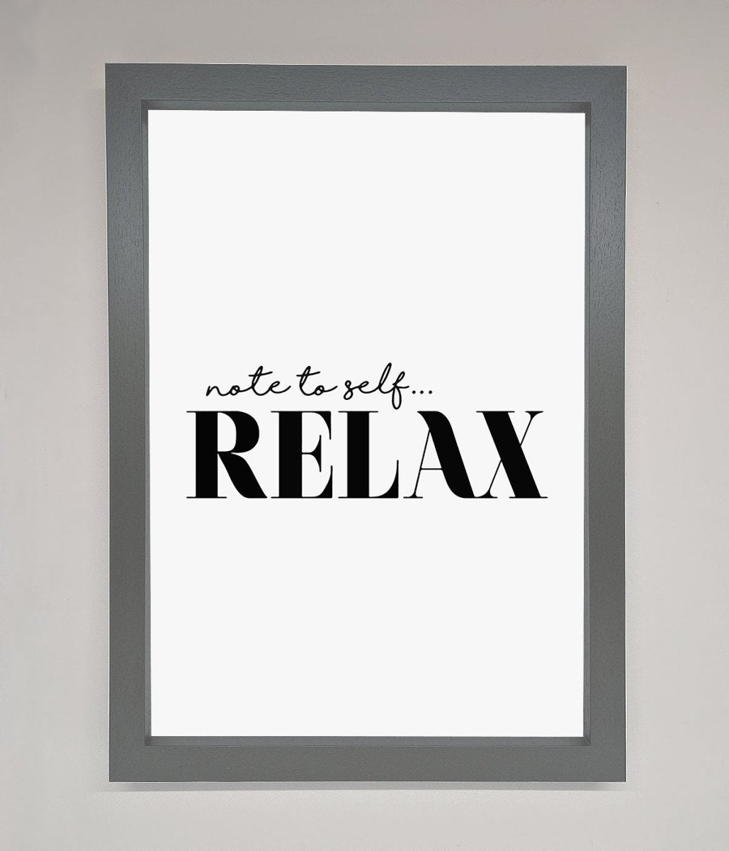 Not to Self Motivational quote Framed Wall Art-4