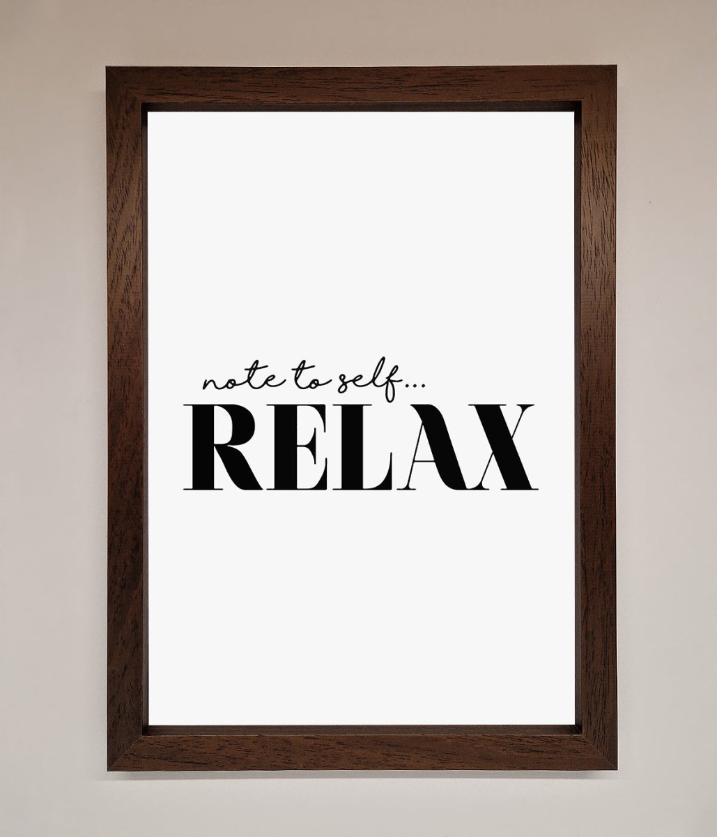 Not to Self Motivational quote Framed Wall Art-10