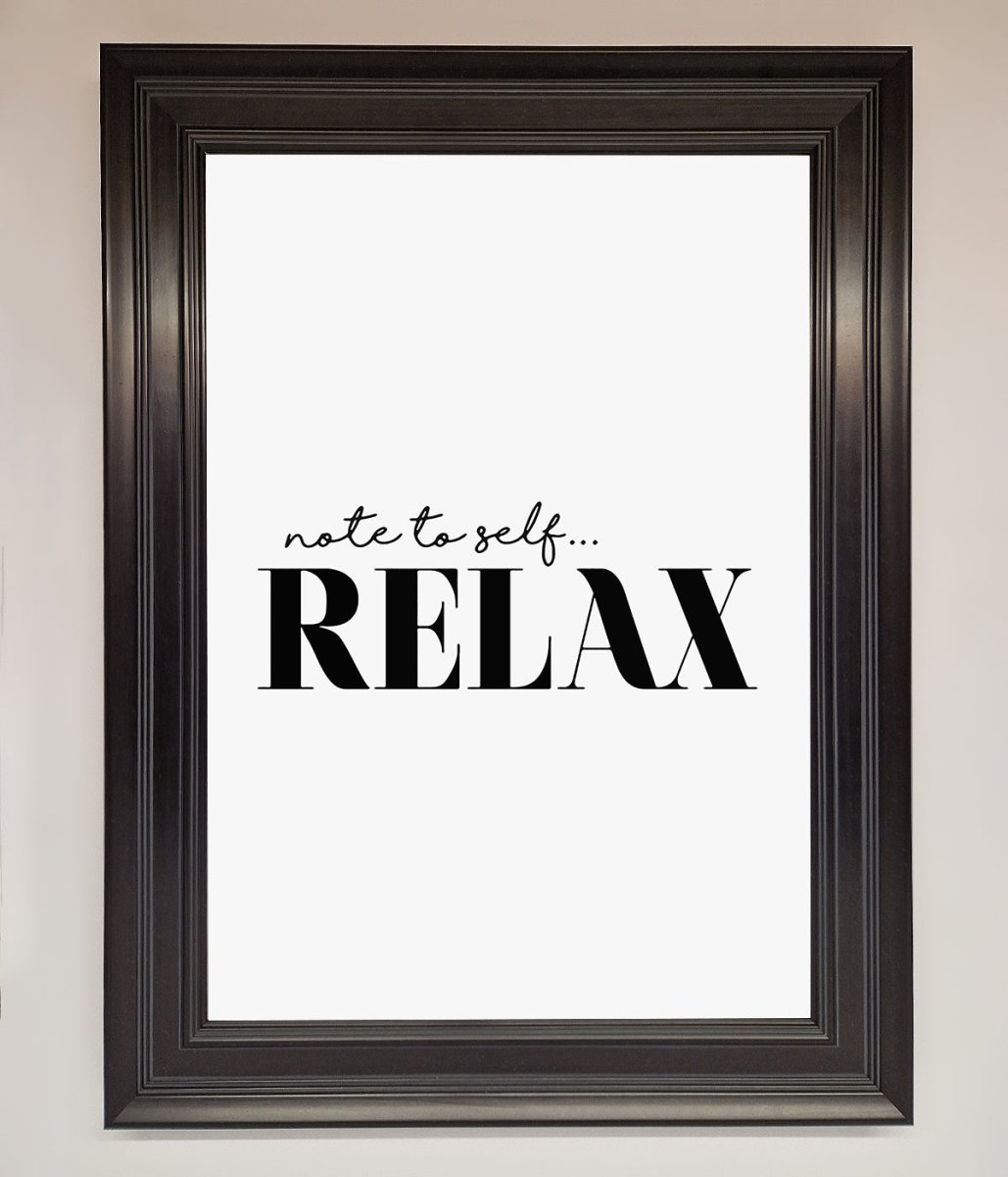 Not to Self Motivational quote Framed Wall Art-6