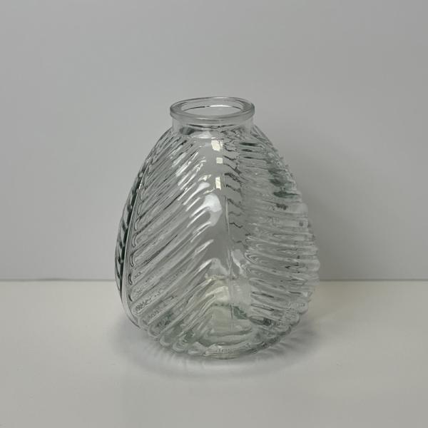 Clear Leaf Bottle H13cm W12cm D11cm  Weight-329g