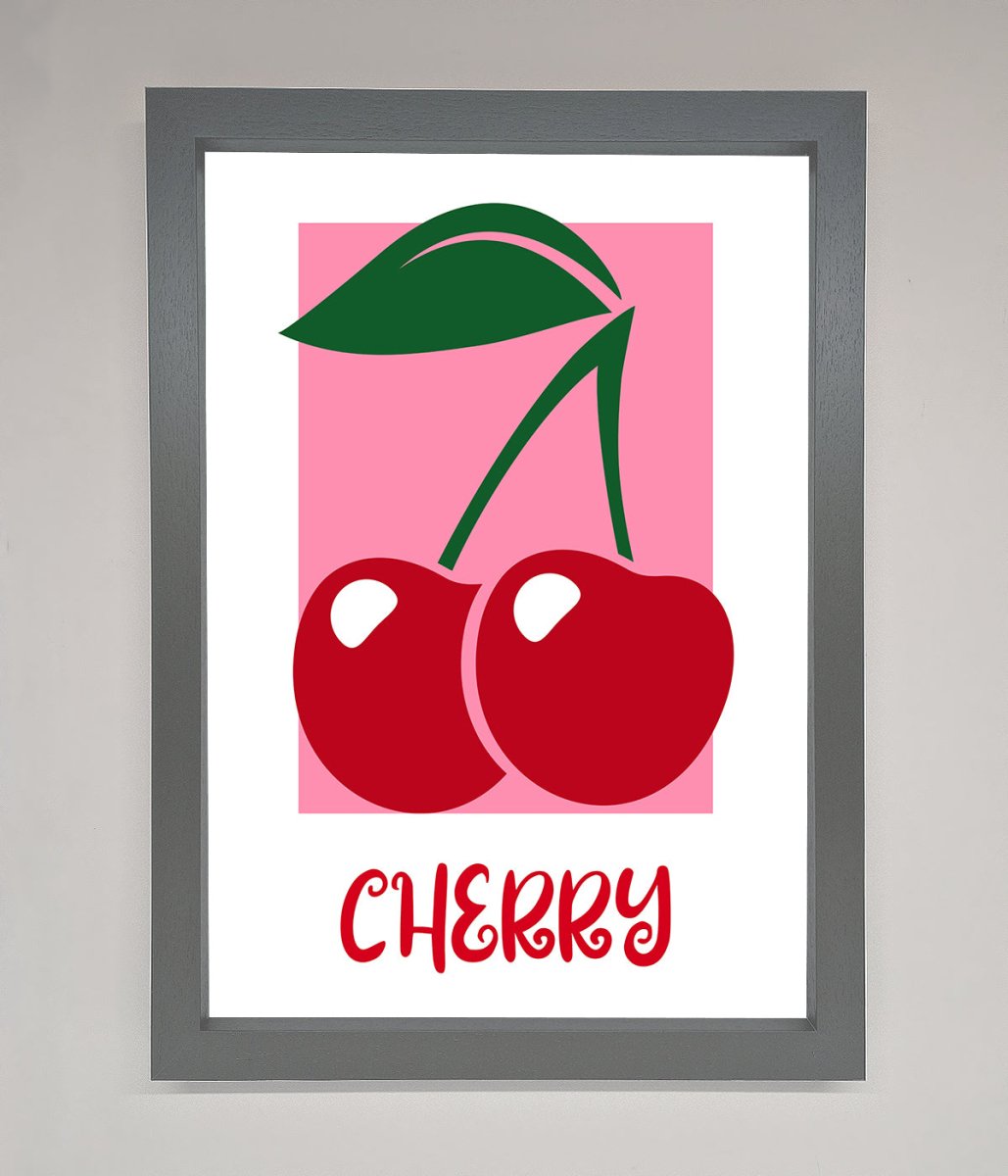 Red Cherries Modern Framed Poster-4