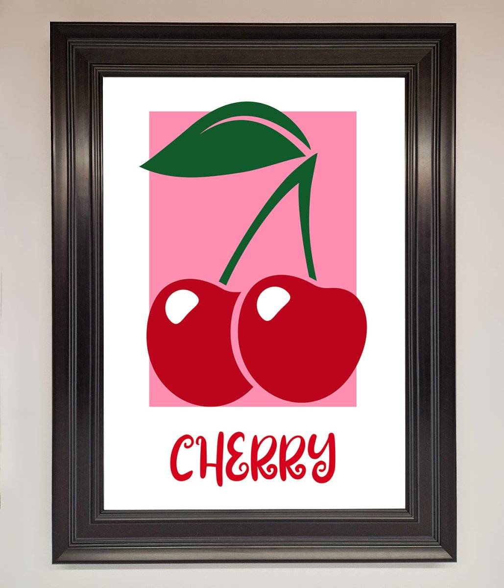 Red Cherries Modern Framed Poster-6