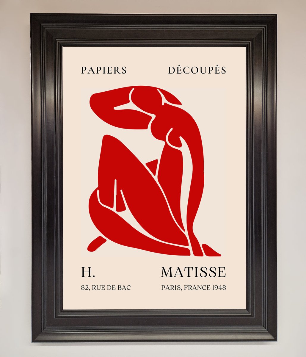 Red Matisse Man Framed Print-6