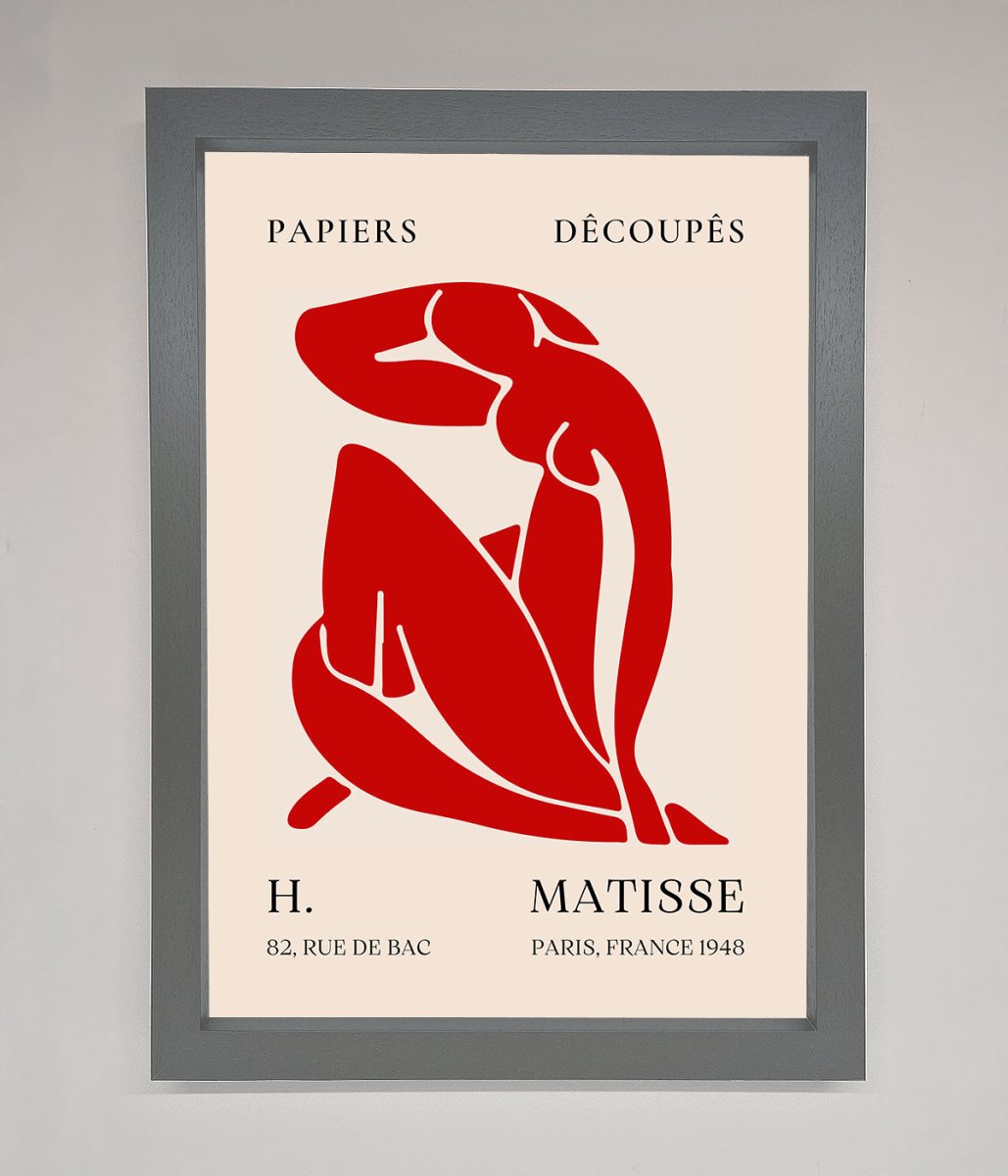 Red Matisse Man Framed Print-4