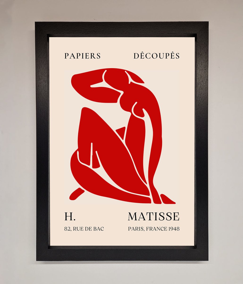Red Matisse Man Framed Print-1