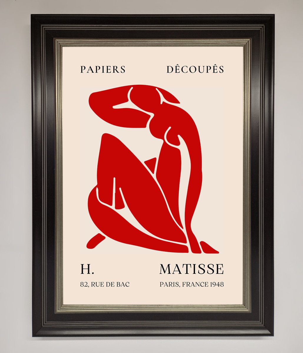 Red Matisse Man Framed Print-8