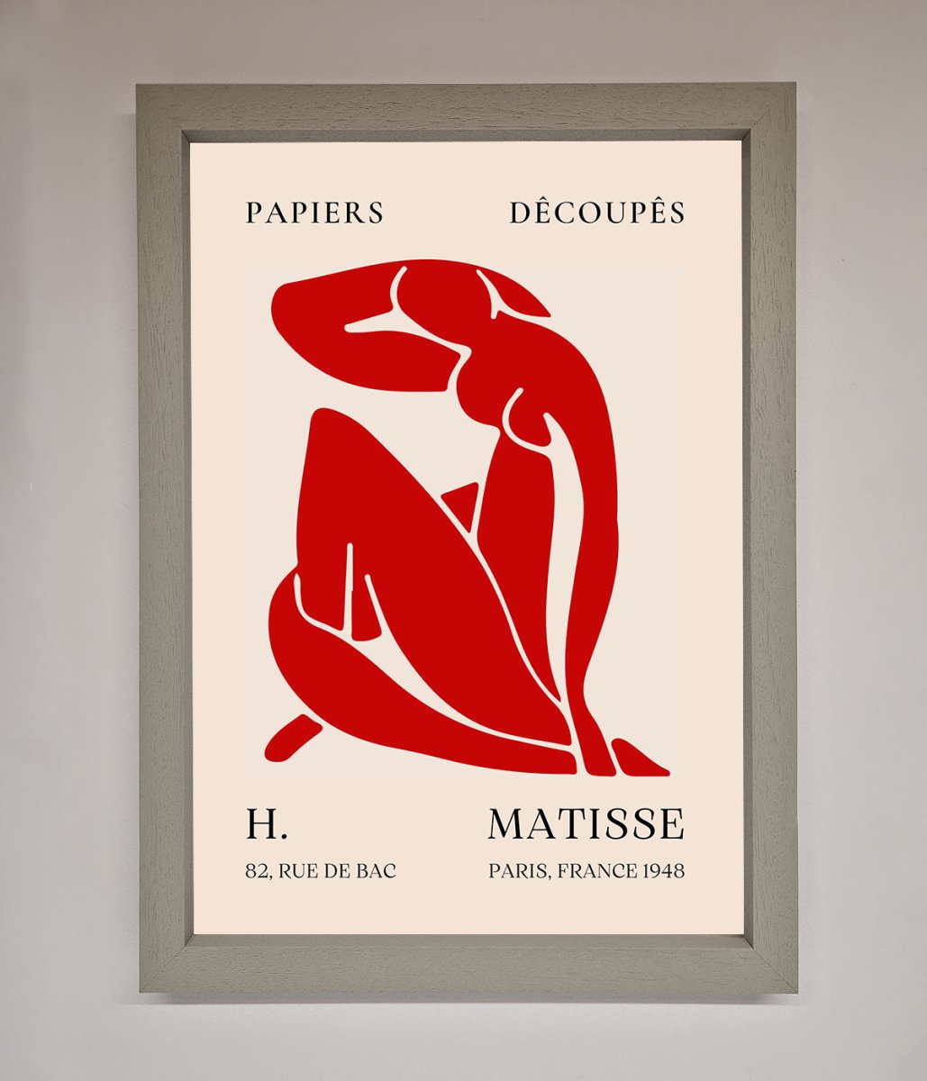 Red Matisse Man Framed Print-3