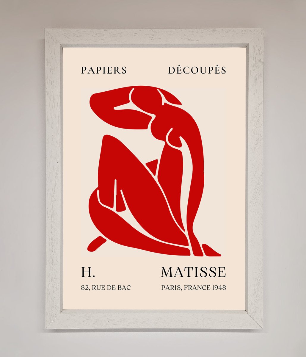 Red Matisse Man Framed Print-2