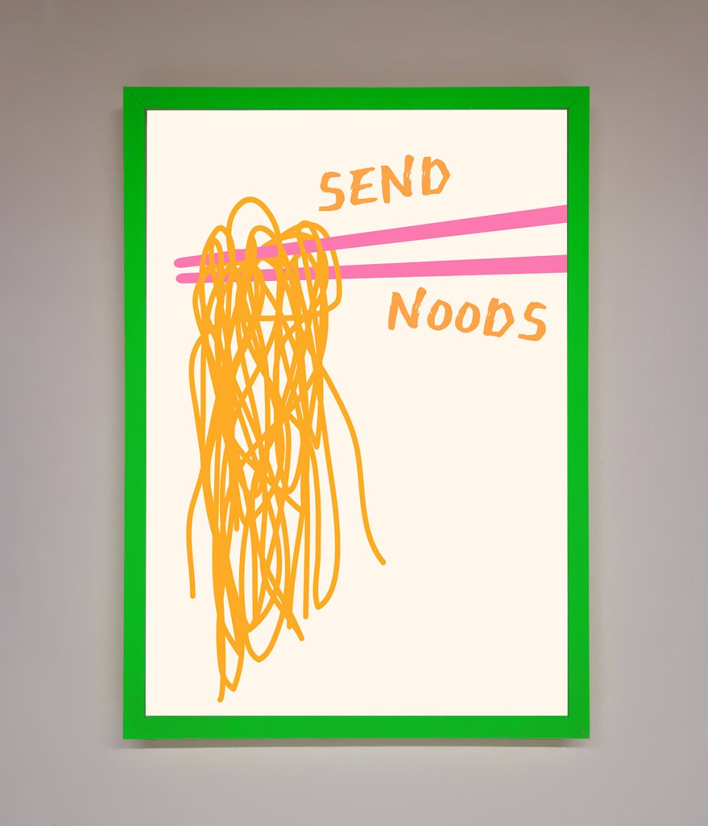 Send Noods Framed Poster-12