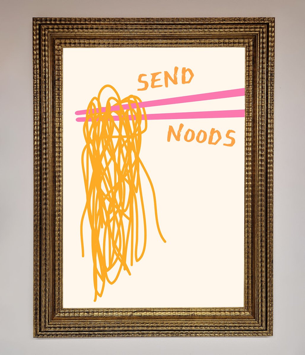 Send Noods Framed Poster-15