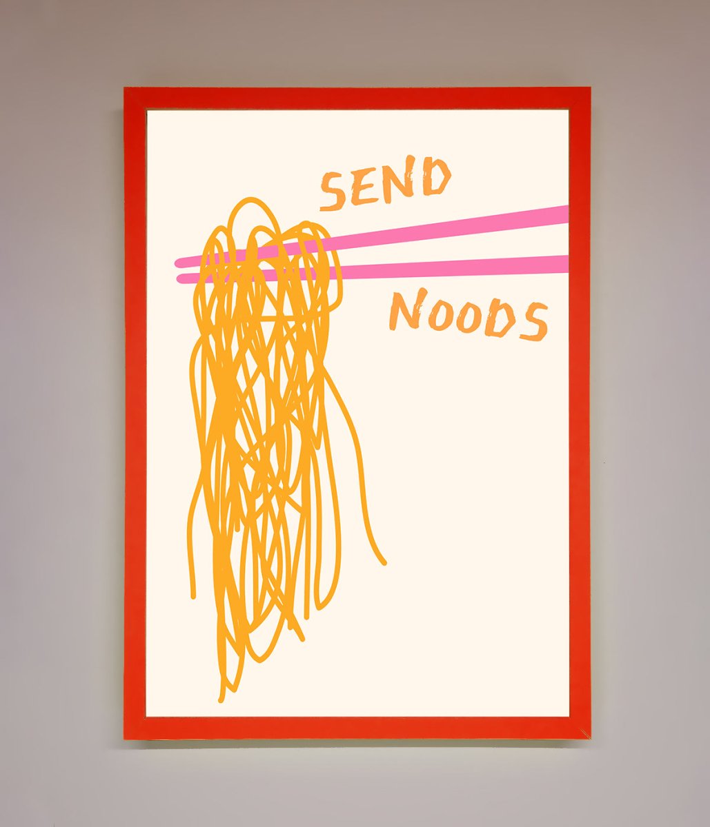 Send Noods Framed Poster-14