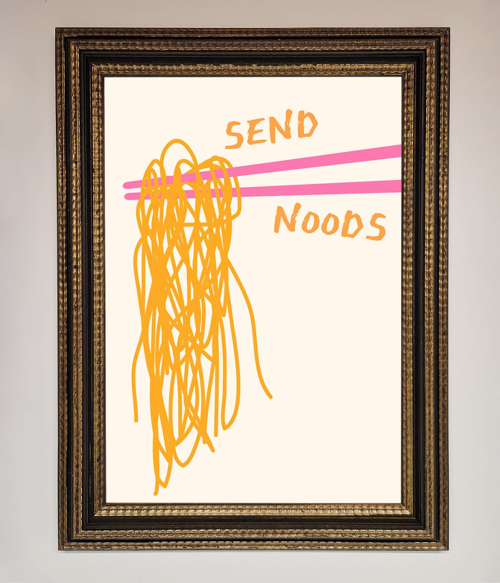 Send Noods Framed Poster-18