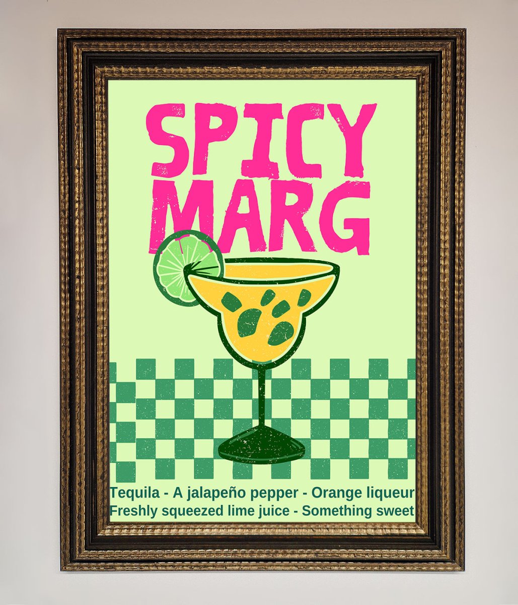 Spicy Marg Framed Poster-18