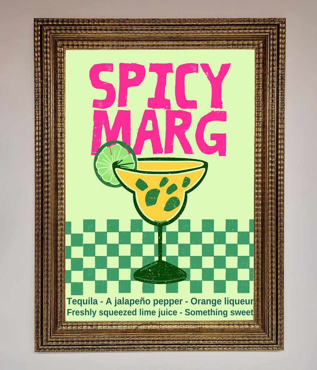 Spicy Marg Framed Poster-15