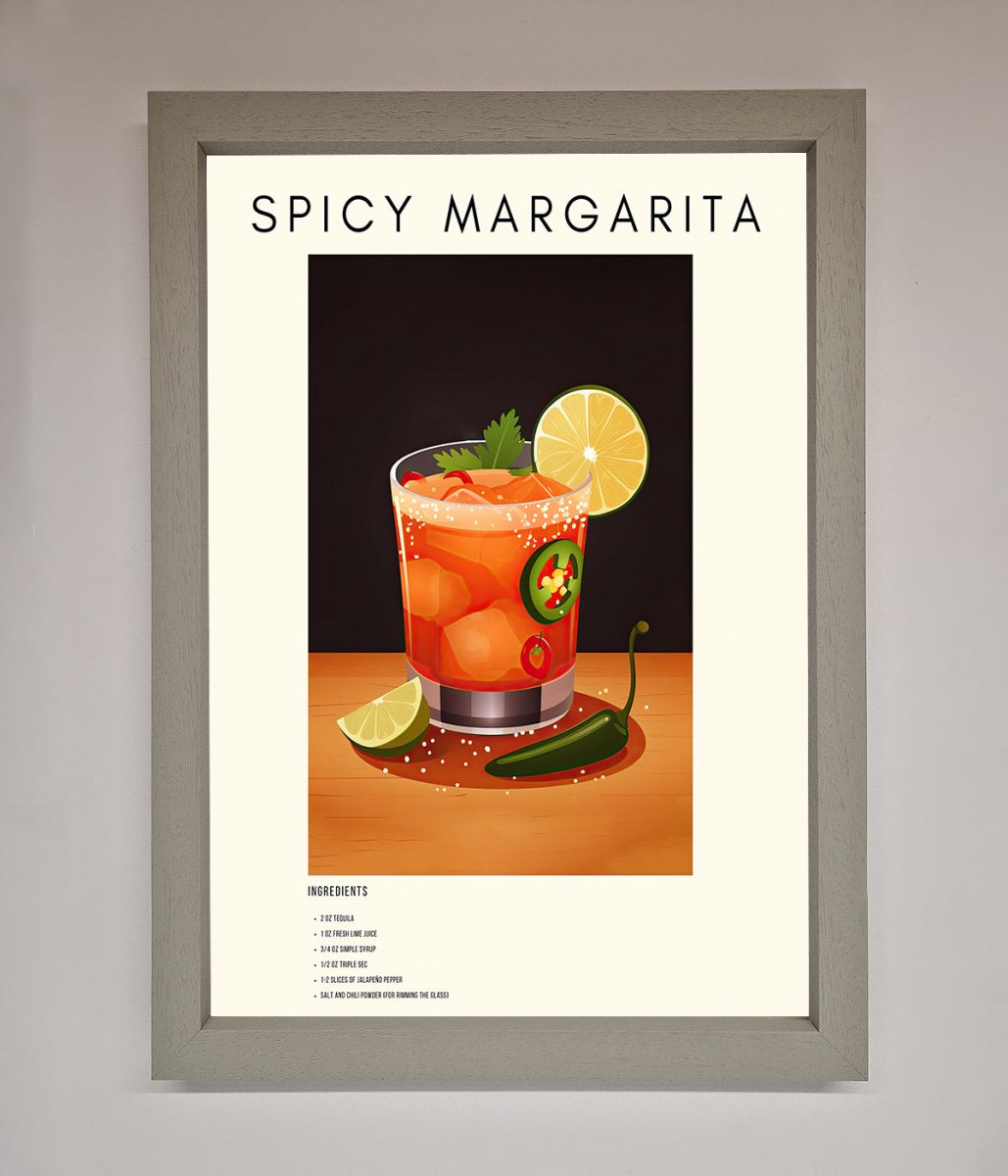Spicy Margarita A1 Framed Poster-3