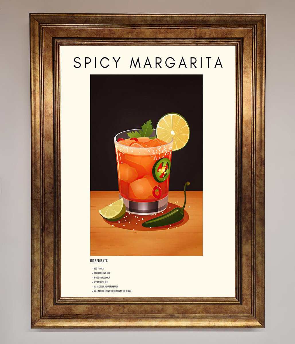 Spicy Margarita A1 Framed Poster-7