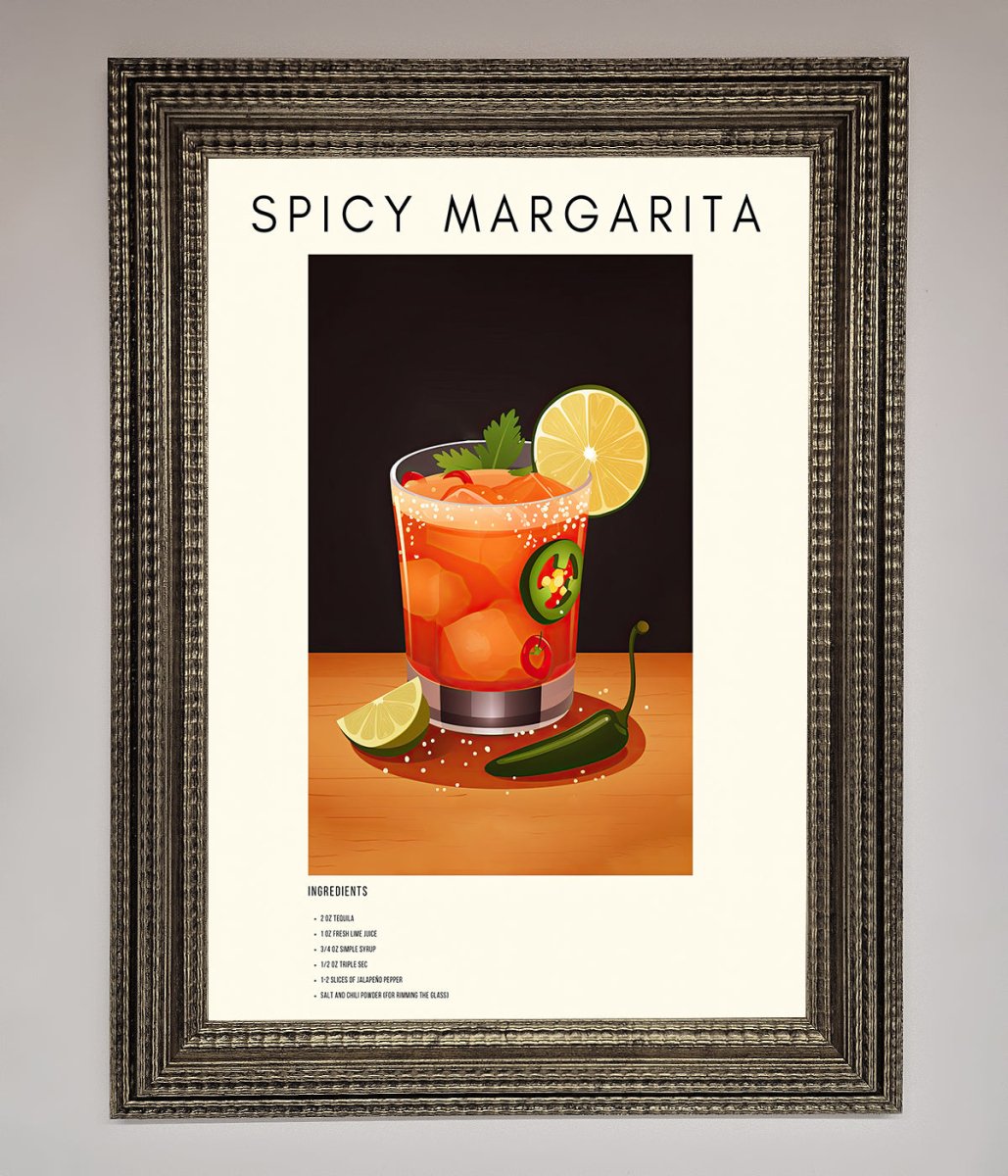 Spicy Margarita A1 Framed Poster-16