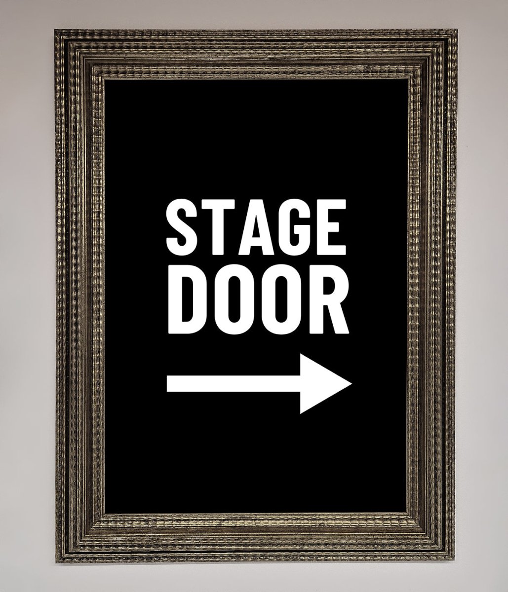 Stage Door Framed Print-16