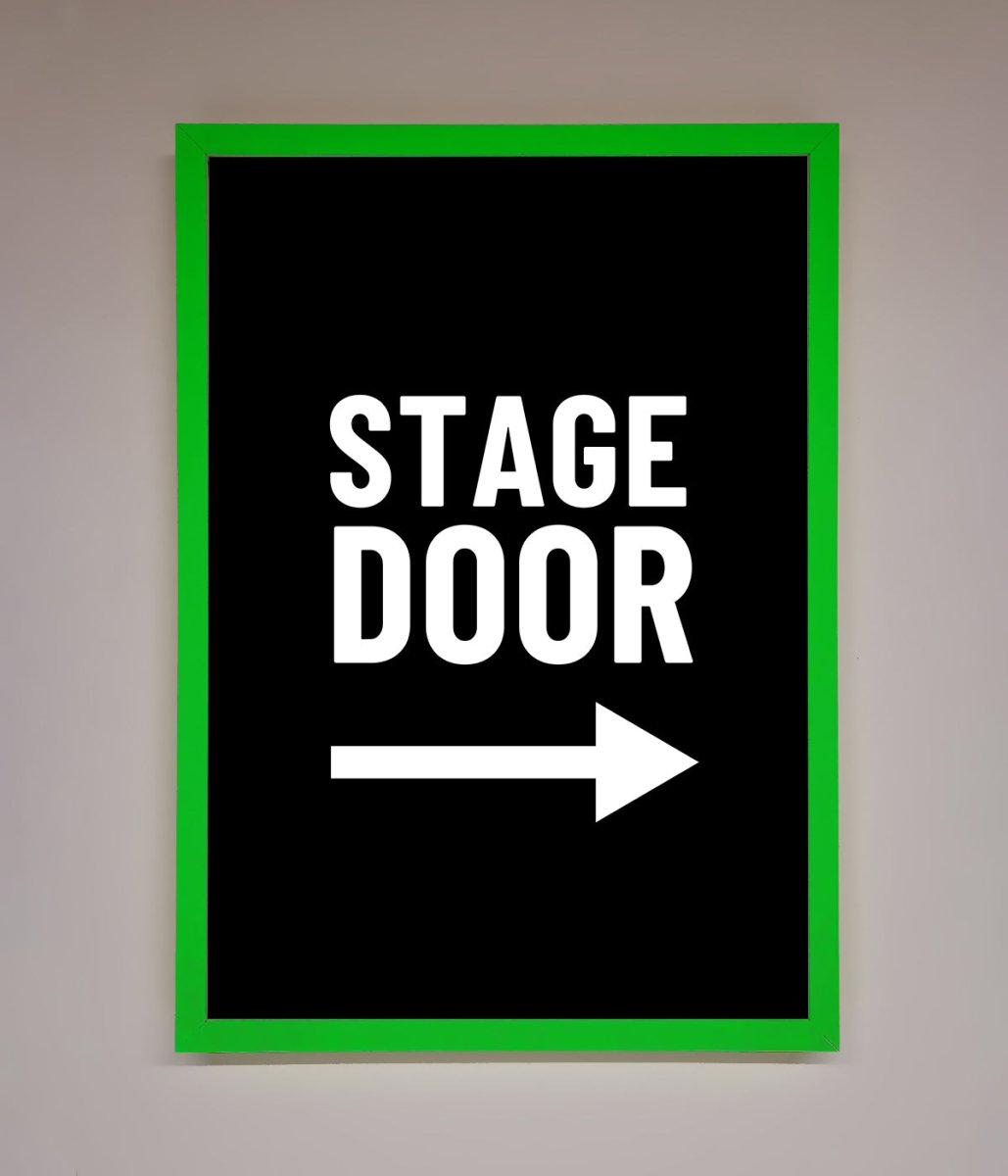 Stage Door Framed Print-0