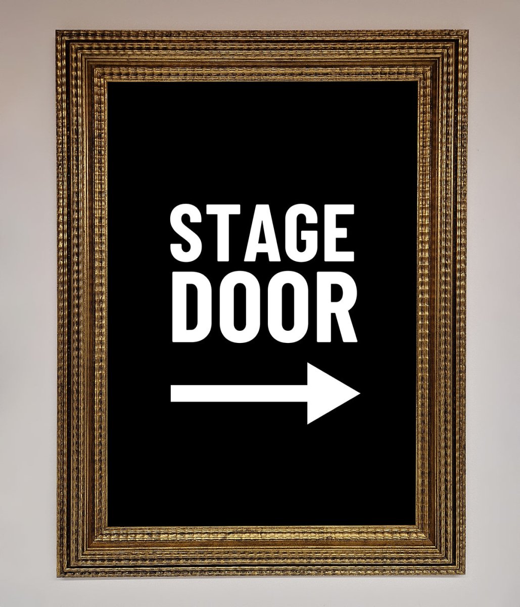 Stage Door Framed Print-15